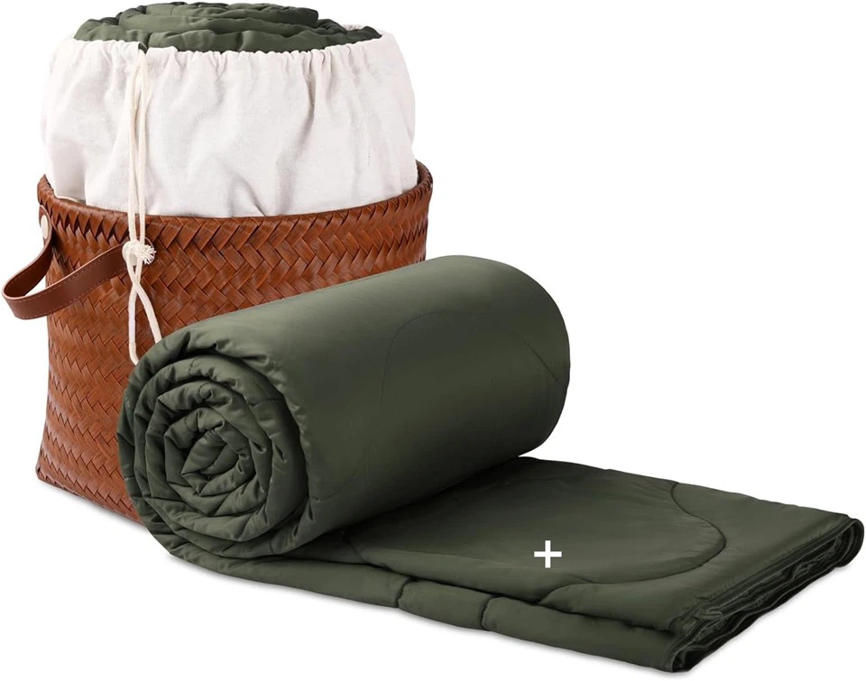 Mulberry Silk Cooling Comforter | 100% Silk Fill And 100% Bamboo Viscose Shell | All Natural Materials To Quickly Cool Down For Hot Sleepers, Night Sweats